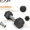 CAP Barbell Dumbbell Set with Rack - Image 7