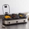 Amazon Basics Stainless Steel Triple Slow Cooker - Image 2