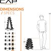 CAP Barbell Dumbbell Set with Rack - Image 4